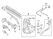 Toyota bZ4X Windshield Wiper Diagram - 85212-42220