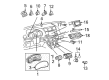 Toyota Highlander A/C Switch Diagram - 55900-48191