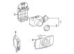 Toyota Mirai Parking Assist Distance Sensor Diagram - 89341-33220-X5