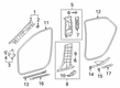Toyota Avalon Door Seal Diagram - 62311-07040