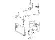 Toyota T100 Coolant Reservoir Hose Diagram - 16282-65010