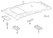 Toyota Corolla Cross Sun Visor Diagram - 74320-0A070-B0
