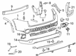 Toyota Highlander Parking Assist Distance Sensor Diagram - 89341-0E020-E0