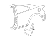 Scion tC Mud Flaps Diagram - PT769-21040