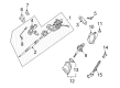Toyota FJ Cruiser Shift Interlock Solenoid Diagram - 85432-35030