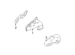 Toyota Sienna Catalytic Converter Diagram - 17141-20060