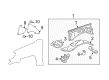Toyota FJ Cruiser Wheelhouse Diagram - 53886-35020