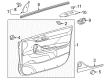Scion iQ Armrest Diagram - 74231-74040-B0