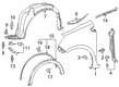Toyota Prius C Fender Diagram - 53802-52130