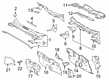 Toyota GR Corolla Dash Panels Diagram - 55101-12E10