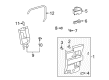 Toyota FJ Cruiser Weather Strip Diagram - 62334-35020