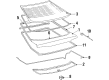 Toyota Celica Trunk Lid Latch Diagram - 69350-20030