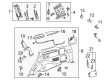 Toyota Land Cruiser Cup Holder Diagram - 66991-60040-E0