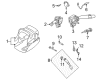 Toyota MR2 Spyder Ignition Lock Cylinder Diagram - 69057-17170