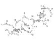 Toyota Sienna Coolant Reservoir Hose Diagram - 16261-0P070