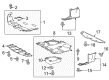 Toyota Prius AWD-e Engine Cover Diagram - 51451-12120