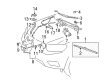 Toyota Matrix Windshield Wiper Diagram - 85241-02050