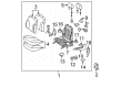 Toyota Yaris Seat Cushion Diagram - 71518-52C70-B0