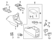 Toyota Camry Ashtray Diagram - 74102-33030