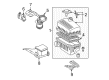 Toyota Camry Air Intake Coupling Diagram - 17881-0V050