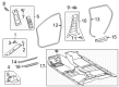 Toyota Matrix Weather Strip Diagram - 62312-02150
