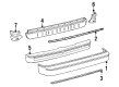 Toyota MR2 Bumper Diagram - 52159-17900