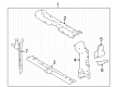 Toyota Corolla Cross Radiator Support Diagram - 53187-0A080