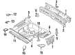 1992 Toyota Corolla Floor Pan Diagram - 58314-13090