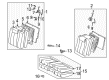 Toyota Solara Seat Cushion Diagram - 71460-06070-A0