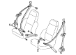 1987 Toyota Corolla Seat Belt Diagram - 73210-02010-R1