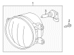 Toyota RAV4 Prime Fog Light Diagram - 81220-02160