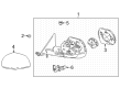 Toyota Tundra Mirror Cover Diagram - 87945-0C080