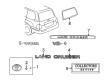 Toyota Emblem Diagram - 75445-60010