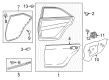 2017 Toyota Camry Door Seal Diagram - 67887-06080