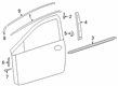 Toyota Corolla Door Moldings Diagram - PT938-02140-04