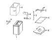 Toyota Battery Tray Diagram - 74450-48030
