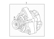 Toyota Sequoia Alternator Pulley Diagram - 27411-38090