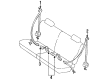 1997 Toyota Land Cruiser Seat Belt Diagram - 73220-60270-B0