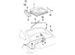 Toyota MR2 Hood Cable Diagram - 69307-17070