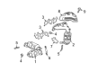 Toyota Venza Catalytic Converter Diagram - 25051-0V100