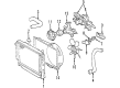 Toyota Land Cruiser Cooling Fan Assembly Diagram - 16361-50170