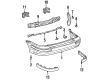 Toyota Tercel Bumper Diagram - 52159-16923