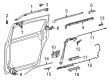 Toyota Sienna Door Hinge Diagram - 68390-08050