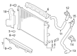 Toyota Corolla Cross Radiator Support Diagram - 16575-F2340