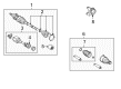 Toyota CV Joint Diagram - 43030-42040