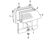 Toyota Van Trunk Lid Latch Diagram - 69350-28011