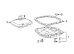 Toyota Matrix Automatic Transmission Filter Diagram - 35330-0W021