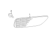 Toyota Corolla Bumper Reflector Diagram - 81920-12100