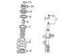 Toyota Mirai Shock And Strut Mount Diagram - 48609-75020