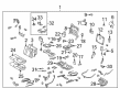 Toyota Land Cruiser Armrest Diagram - 72830-60872-C1